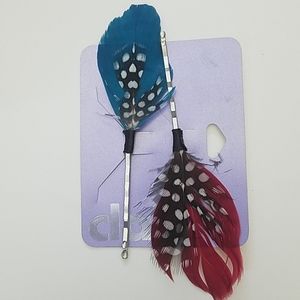 Claire's Feather Bobby Hair Pins